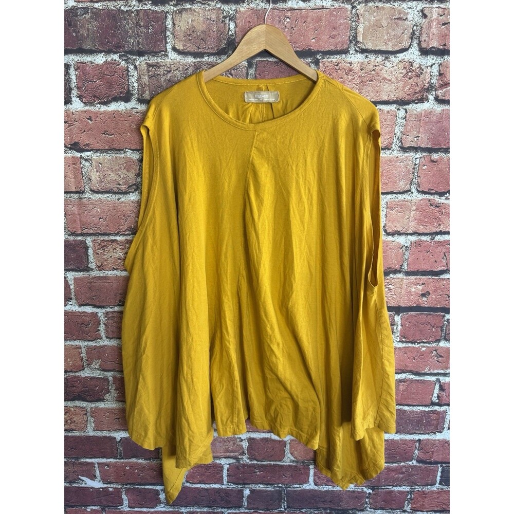 Free People Jordy Mini Dress Mango Juice Sleeveless Asymmetrical Oversized Small